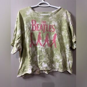 The Beatles Tailgate Cropped Shirt